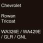 Preview: Chevrolet, Rowan Tricoat, WA326E / WA429E / GLR / GNL.